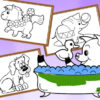 cartoon coloring for kids animals